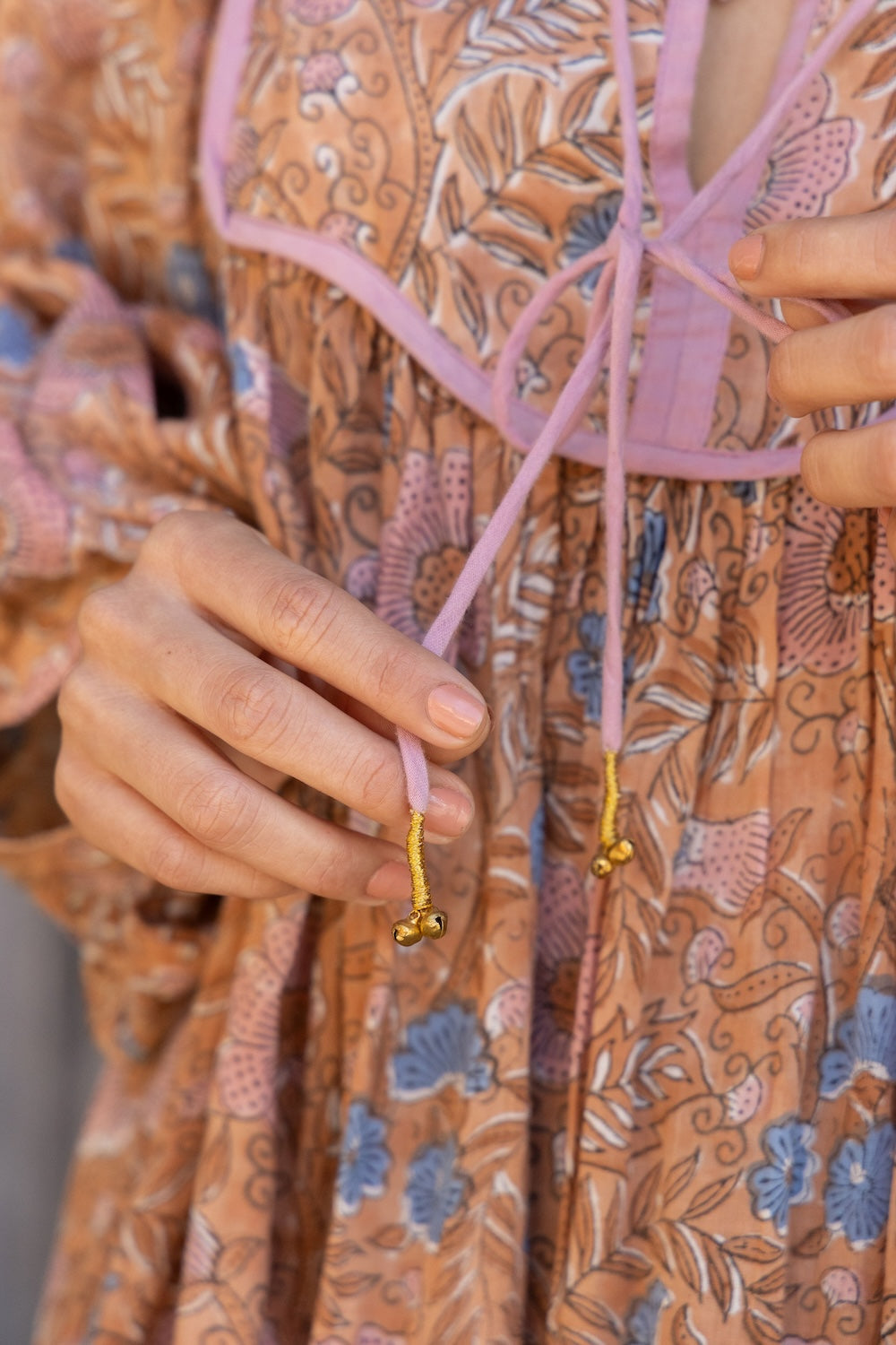 tassel tie detail with bell - The Fox and the Mermaid