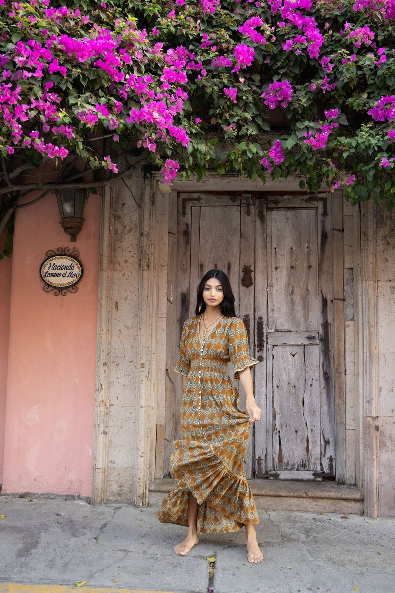 indian maxi dress  - the fox and the mermaid