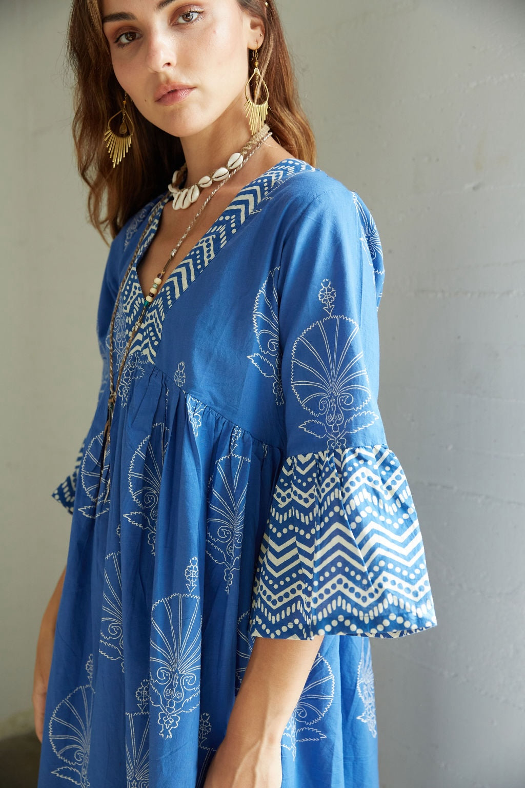 Bhavani Dress: Egyptian Blue